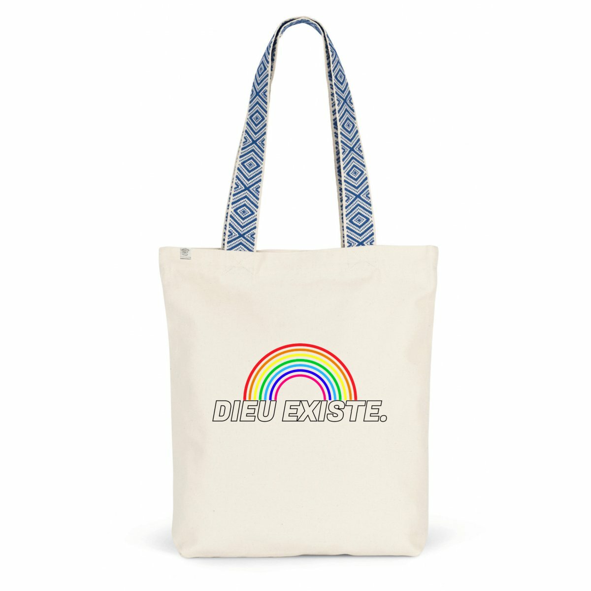 Image back Totebag haut "Arc de Dieu" - Naturel