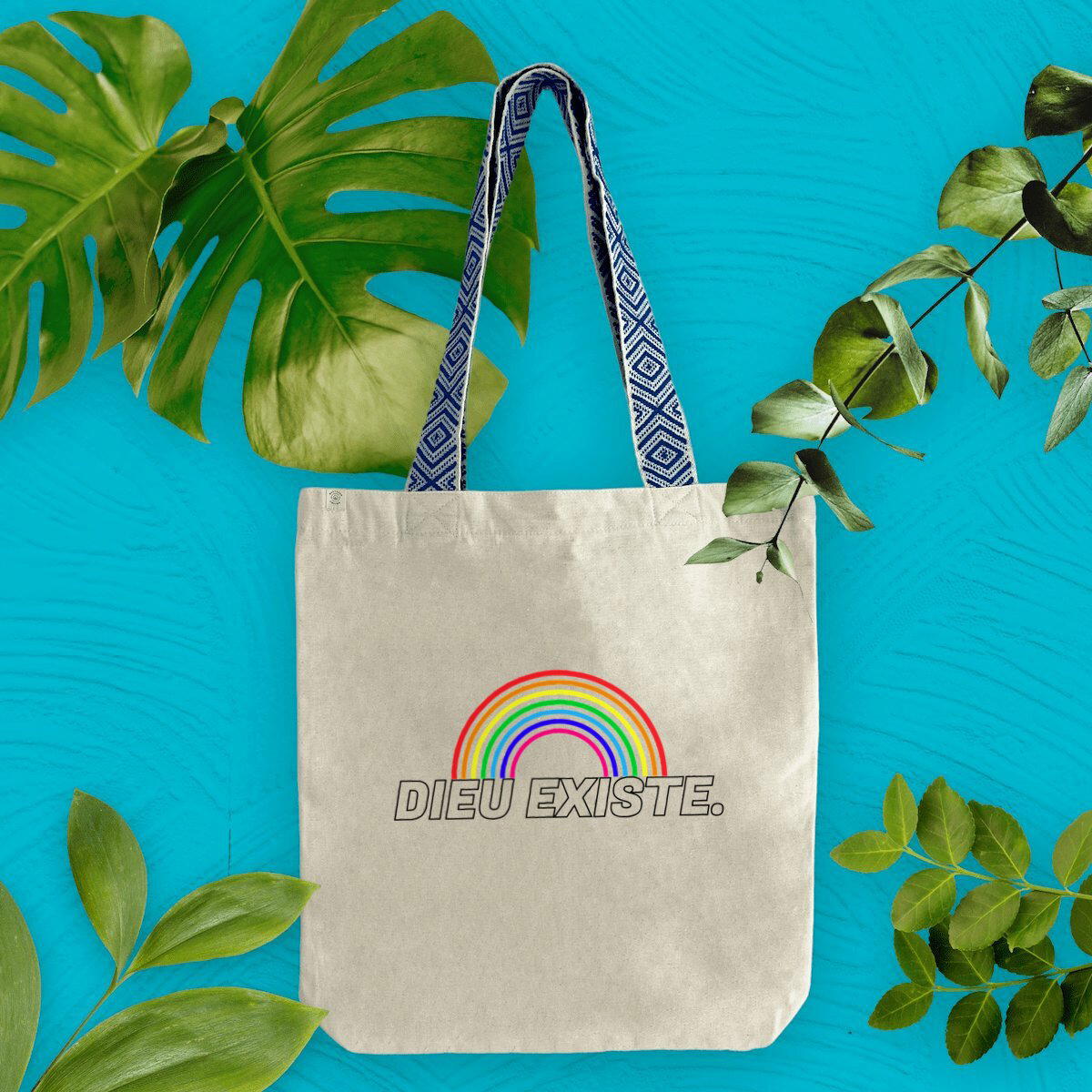 Image front Totebag haut "Arc de Dieu" - Naturel