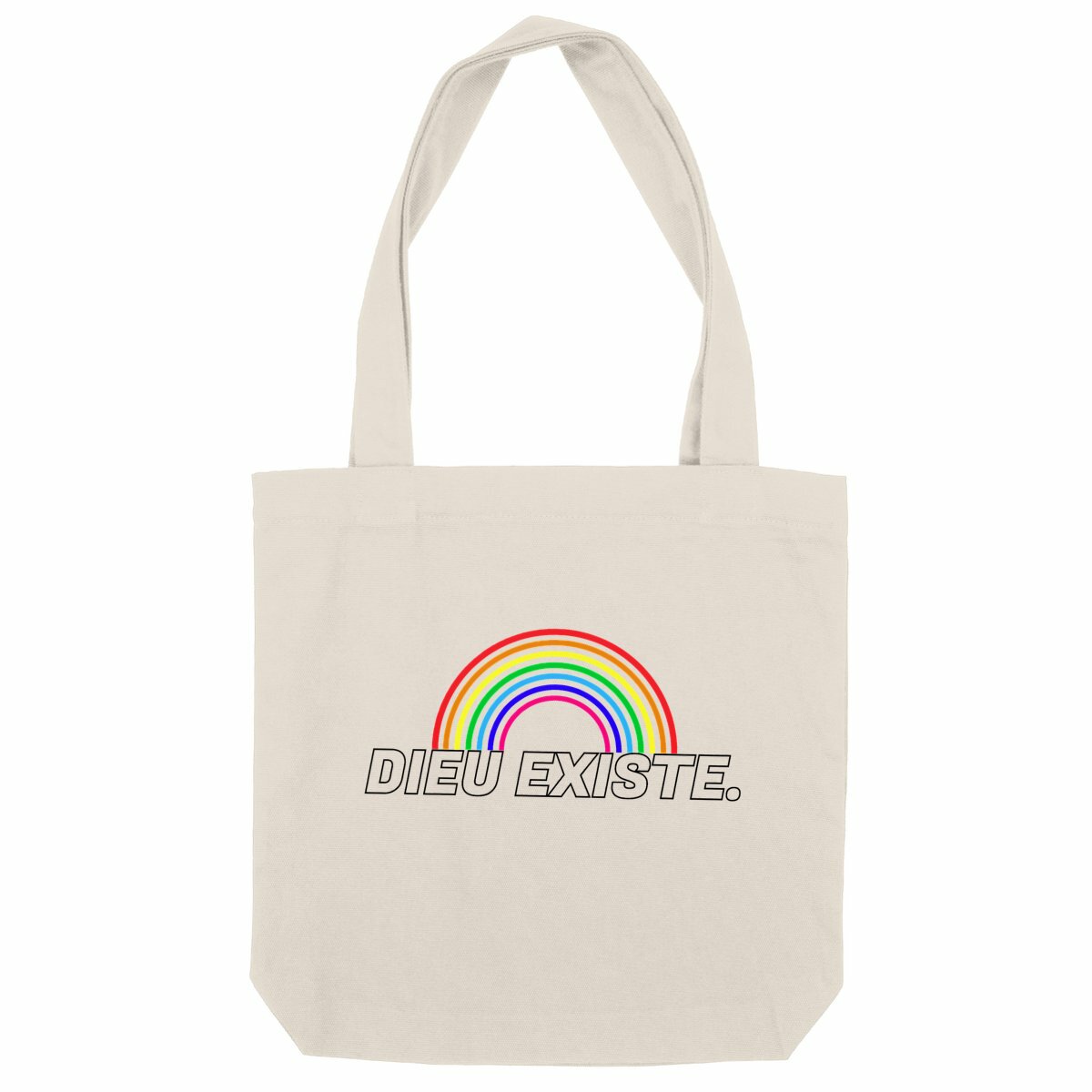 Image back Totebag épais "Arc de Dieu" - Naturel