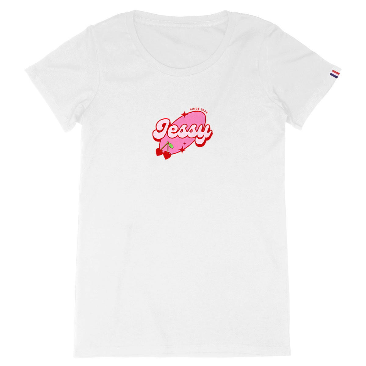 Image front T-shirt Femme Made in France - Qualité Unique XS à XL