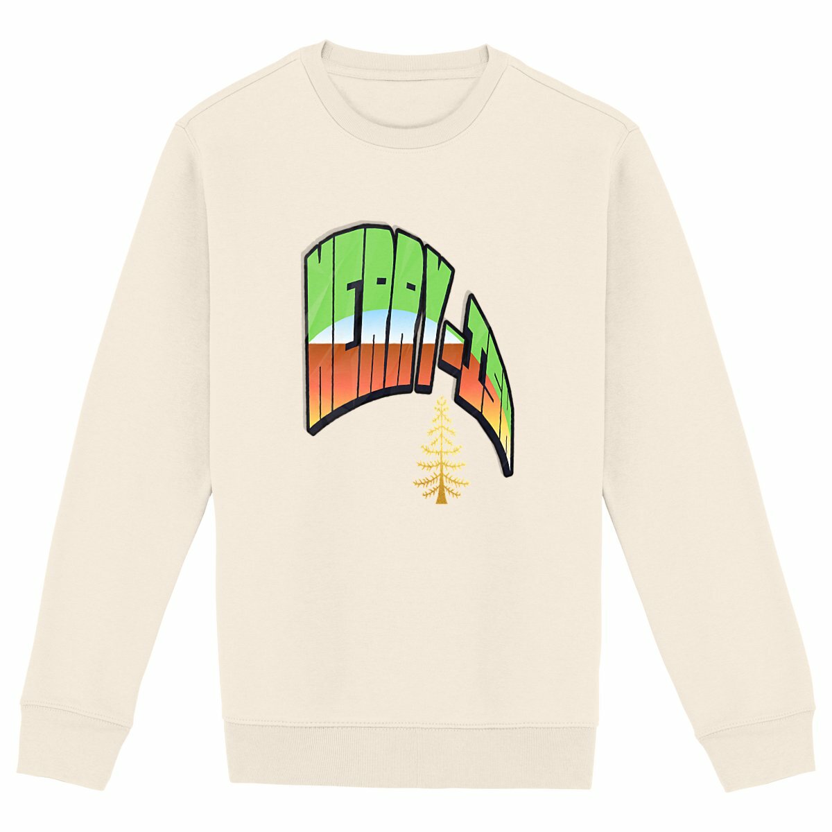 Merry-ish Unisex Heavyweight Sweatshirt | Holiday Graphic Sweat | Kesef Artisan - Image