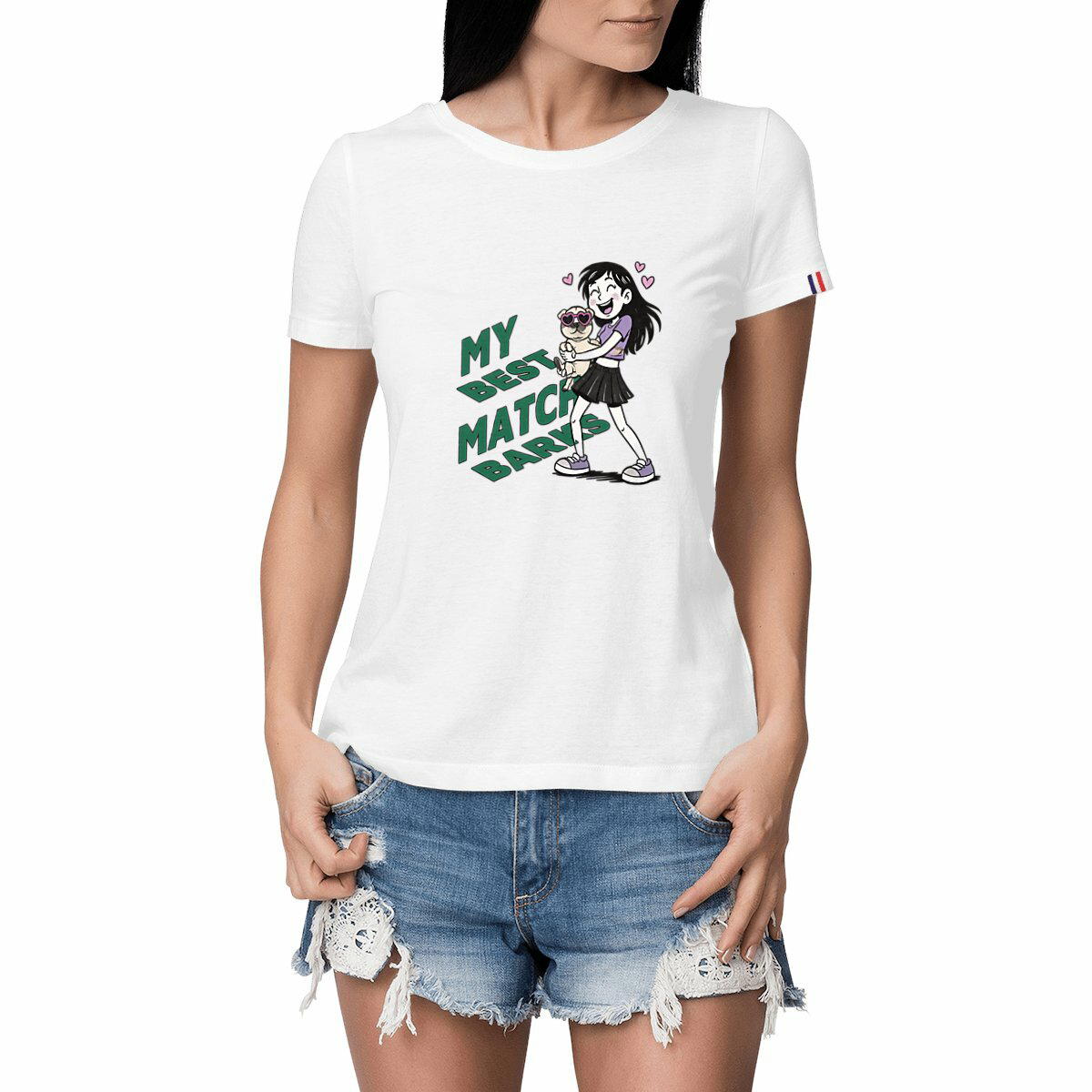Women’s T-Shirt – My Best Match Barks | Made in France