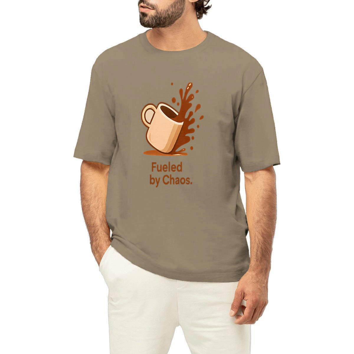 Unisex Oversized T-Shirt – Fueled by Chaos