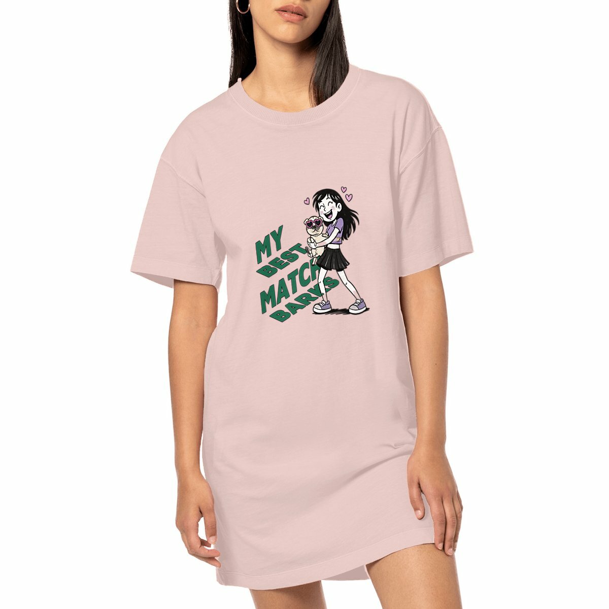Women’s Vintage T-Shirt Dress – My Best Match Barks