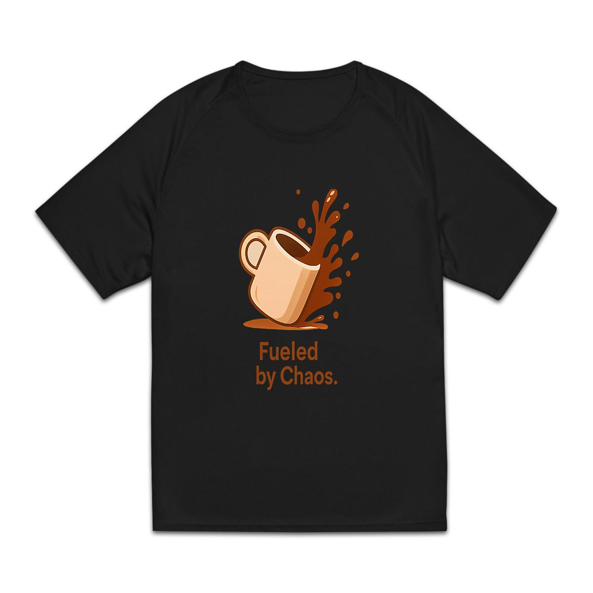 Men’s Recycled Sports T-Shirt – Fueled by Chaos | Kesef Project - Image