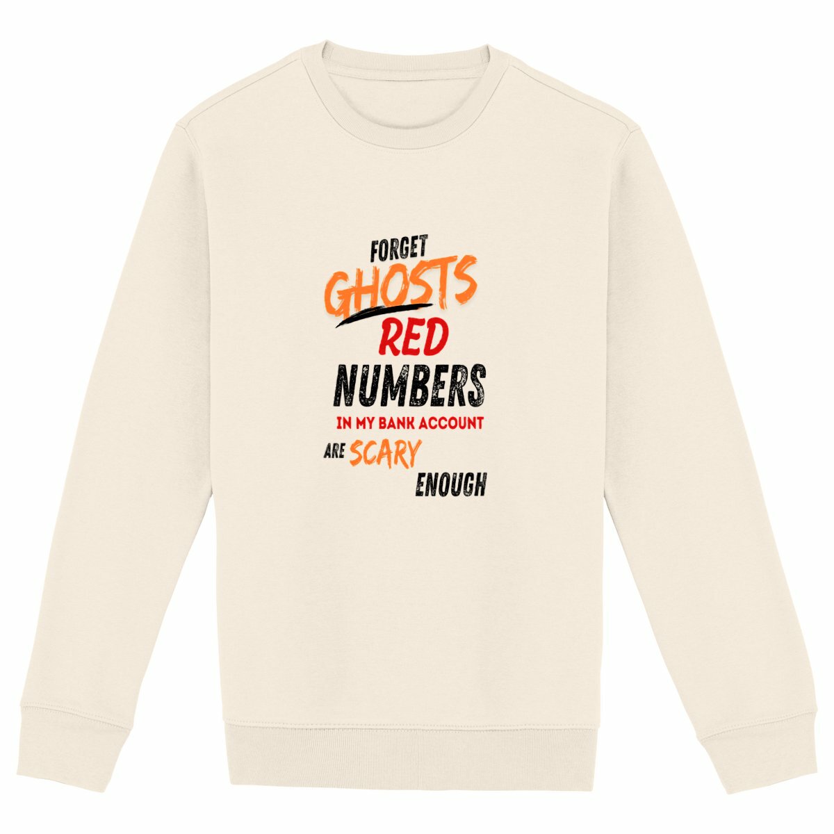 Red Numbers Bank Account -Heavyweight Unisex sweat-shirt - Image