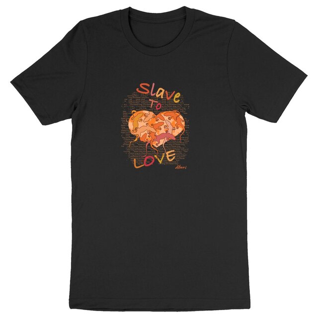 Image back SLAVE TO LOVE UNISEXE ORANGE