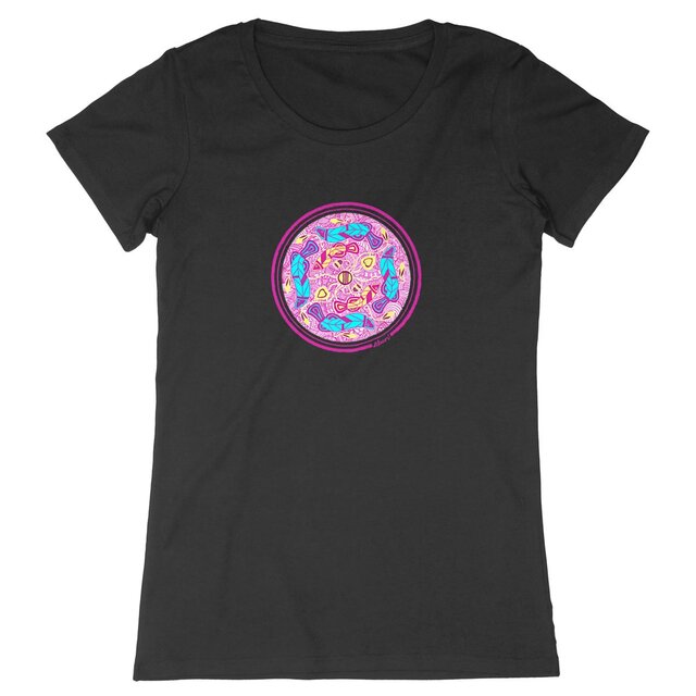 Image back BANC DE POISSONS ROSES FEMME
