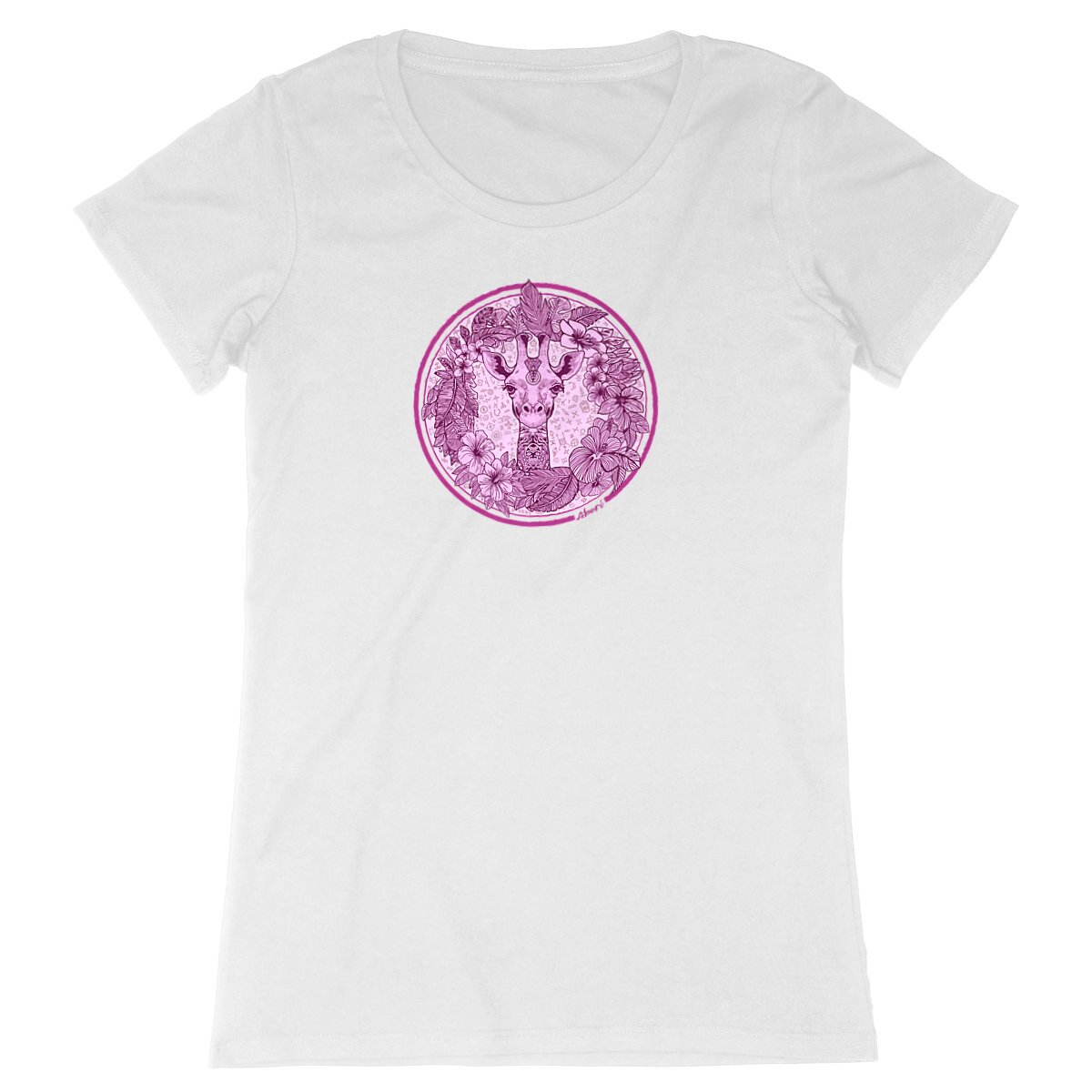 Image front GIRAFE NSIBIDI ROSE FEMME