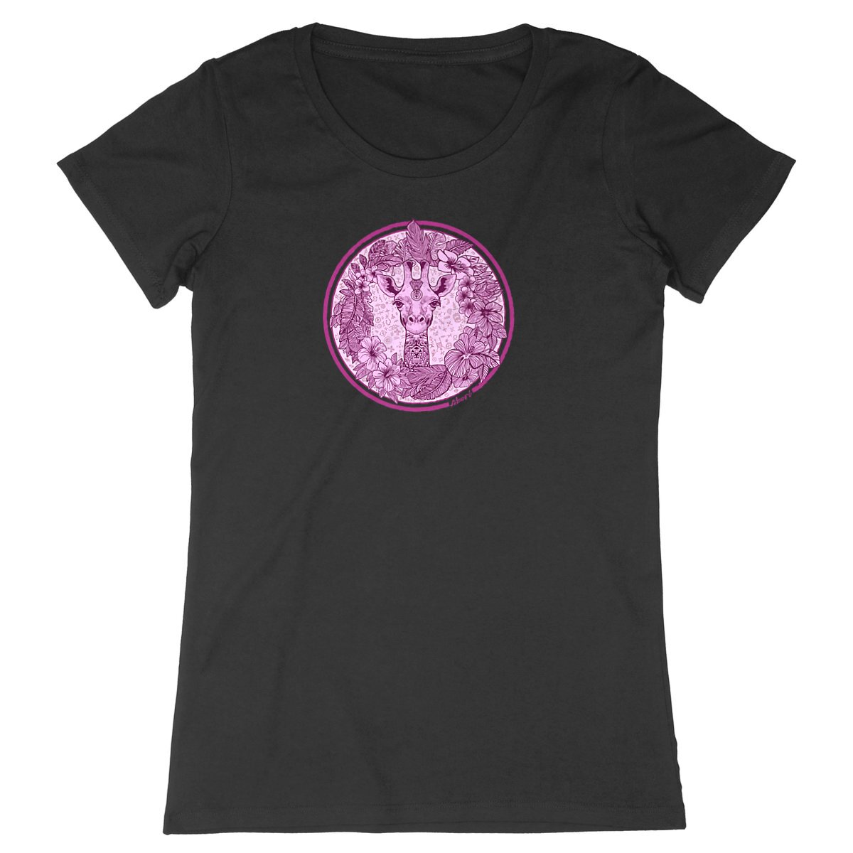 Image back GIRAFE NSIBIDI ROSE FEMME