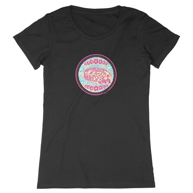 Image back TORTUE FACE ROSE FEMME
