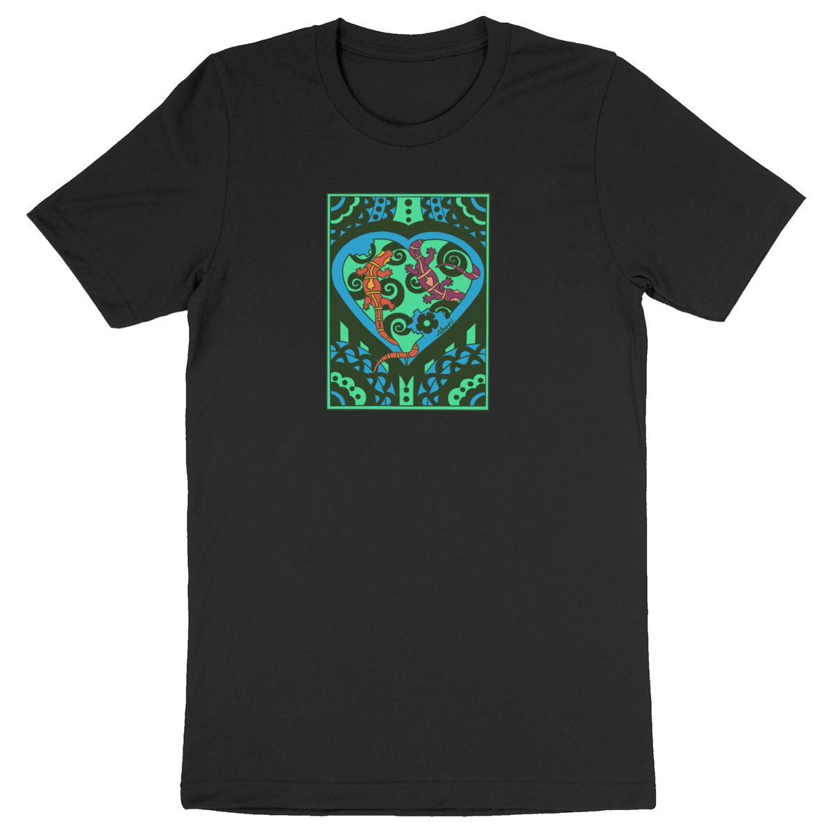 Image back GOANNAS BREAK HEART VERT UNISEXE