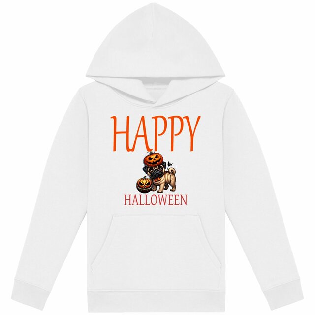 Image back CADEAU HUMOUR CHIEN CARLIN PUG HALLOWEEN 
