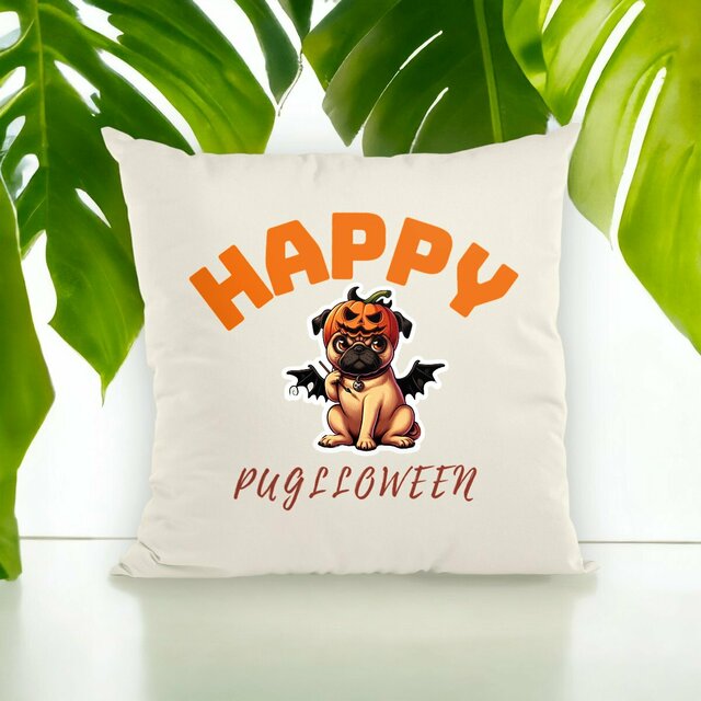 Image front CADEAU HUMOUR CHIEN CARLIN PUG HALLOWEEN 