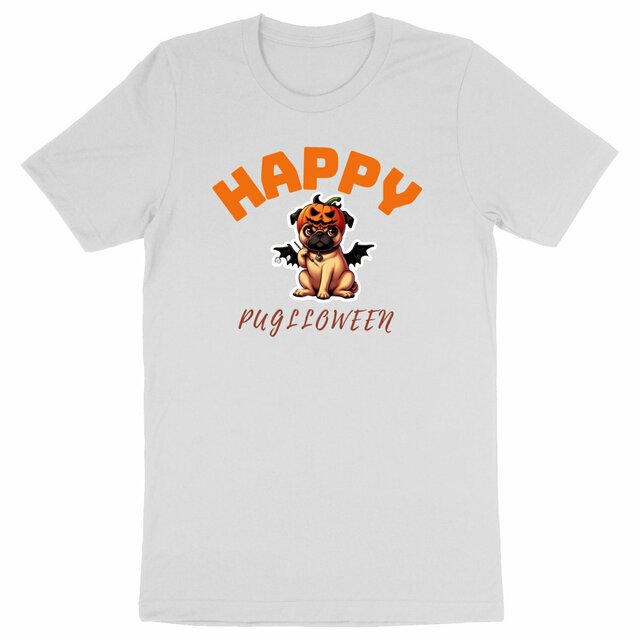 Image back CADEAU HUMOUR CHIEN CARLIN PUG HALLOWEEN 
