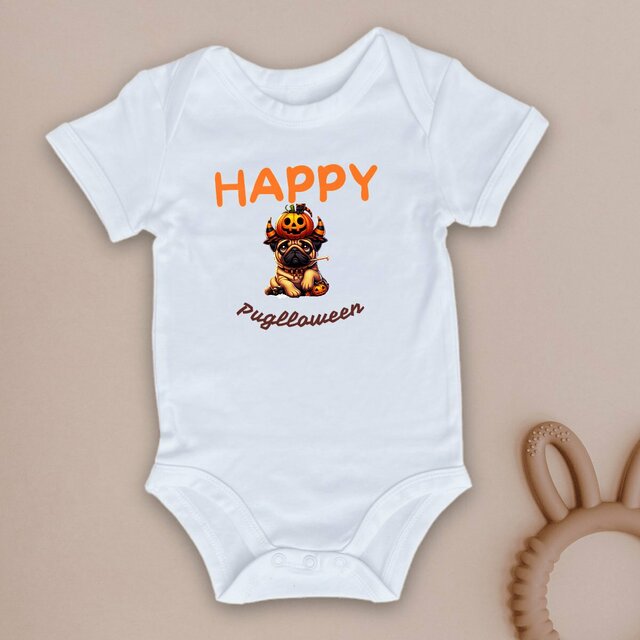 Image front CADEAU HUMOUR CHIEN CARLIN PUG HALLOWEEN 