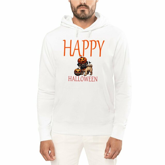 Image front CADEAU HUMOUR CHIEN CARLIN PUG HALLOWEEN 