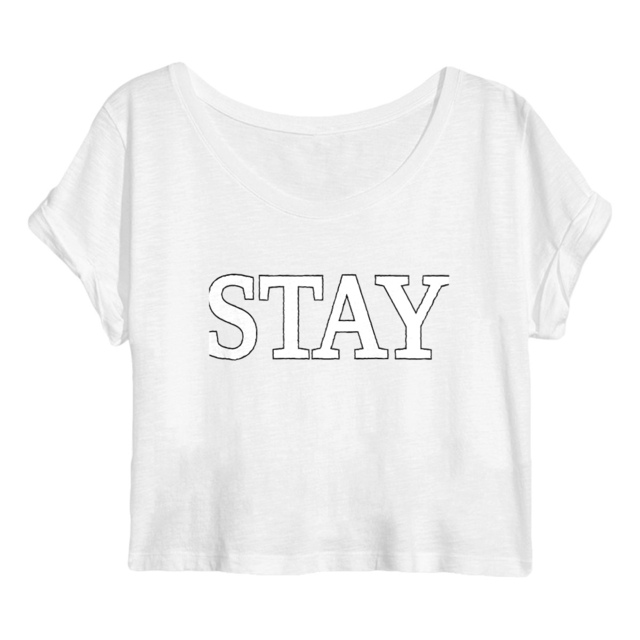Image back Cadeau original imagination message important Exprimez Force et détermination 'STAY'