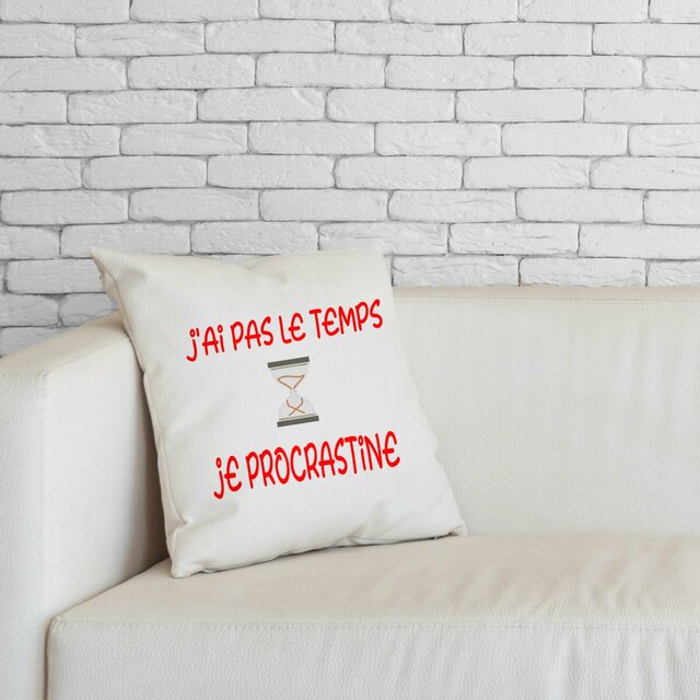Image front CADEAU, temps qui passe, procrastination, fainéant, détente, humour 