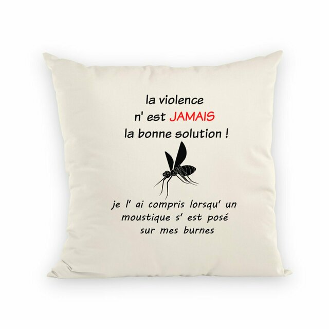 Image back HUMOUR MOUSTIQUE STOP A LA VIOLENCE CADEAU