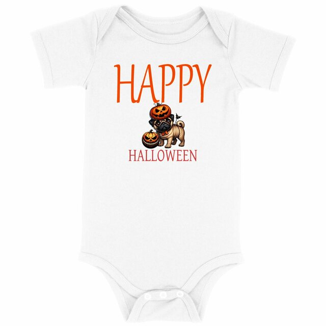 Image back CADEAU HUMOUR CHIEN CARLIN PUG HALLOWEEN