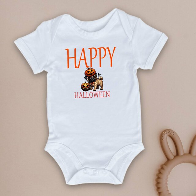 Image front CADEAU HUMOUR CHIEN CARLIN PUG HALLOWEEN