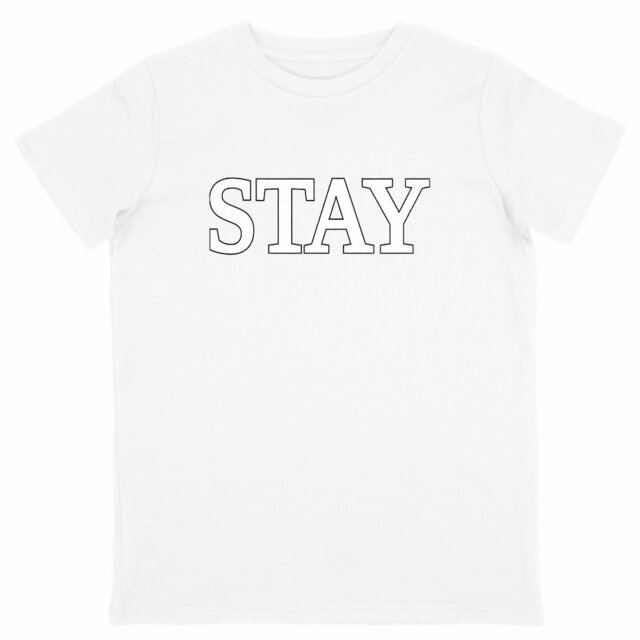 Image back Cadeau original imagination message important Exprimez Force et détermination 'STAY' 