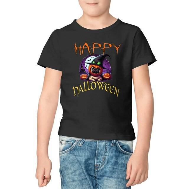 Image front CADEAU HUMOUR CHIEN CARLIN PUG HALLOWEEN 