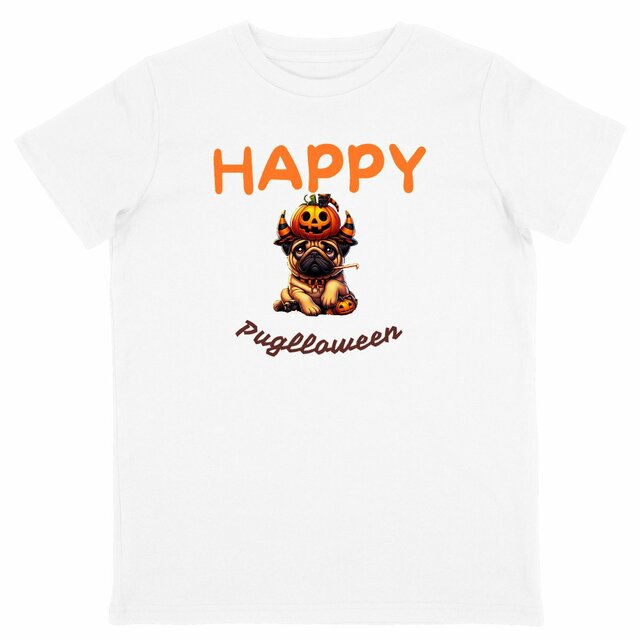 Image back CADEAU HUMOUR CHIEN CARLIN PUG HALLOWEEN 