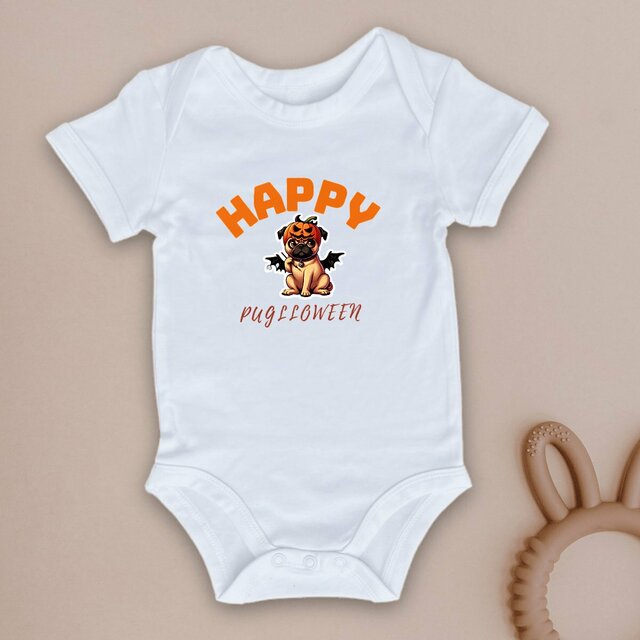 Image front CADEAU HUMOUR CHIEN CARLIN PUG HALLOWEEN 