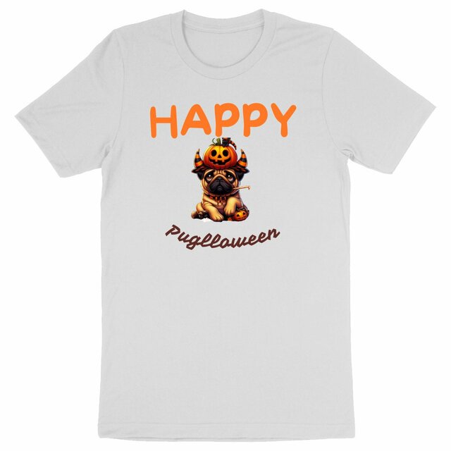 Image back CADEAU HUMOUR CHIEN CARLIN PUG HALLOWEEN 