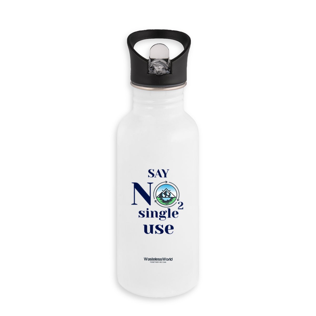 Image back No Waste Water Bottle