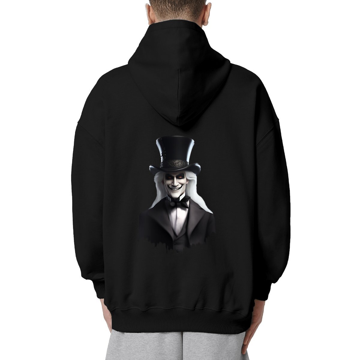 Image front Sudadera negra adulto, unisex. Bewitchment.