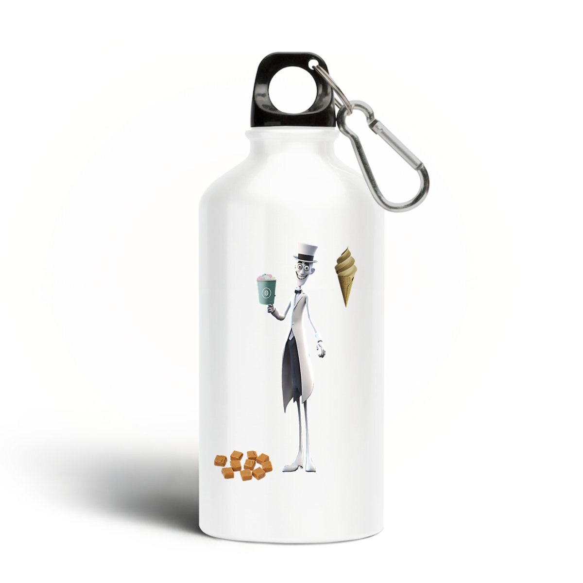 Image front Botella de agua de aluminio