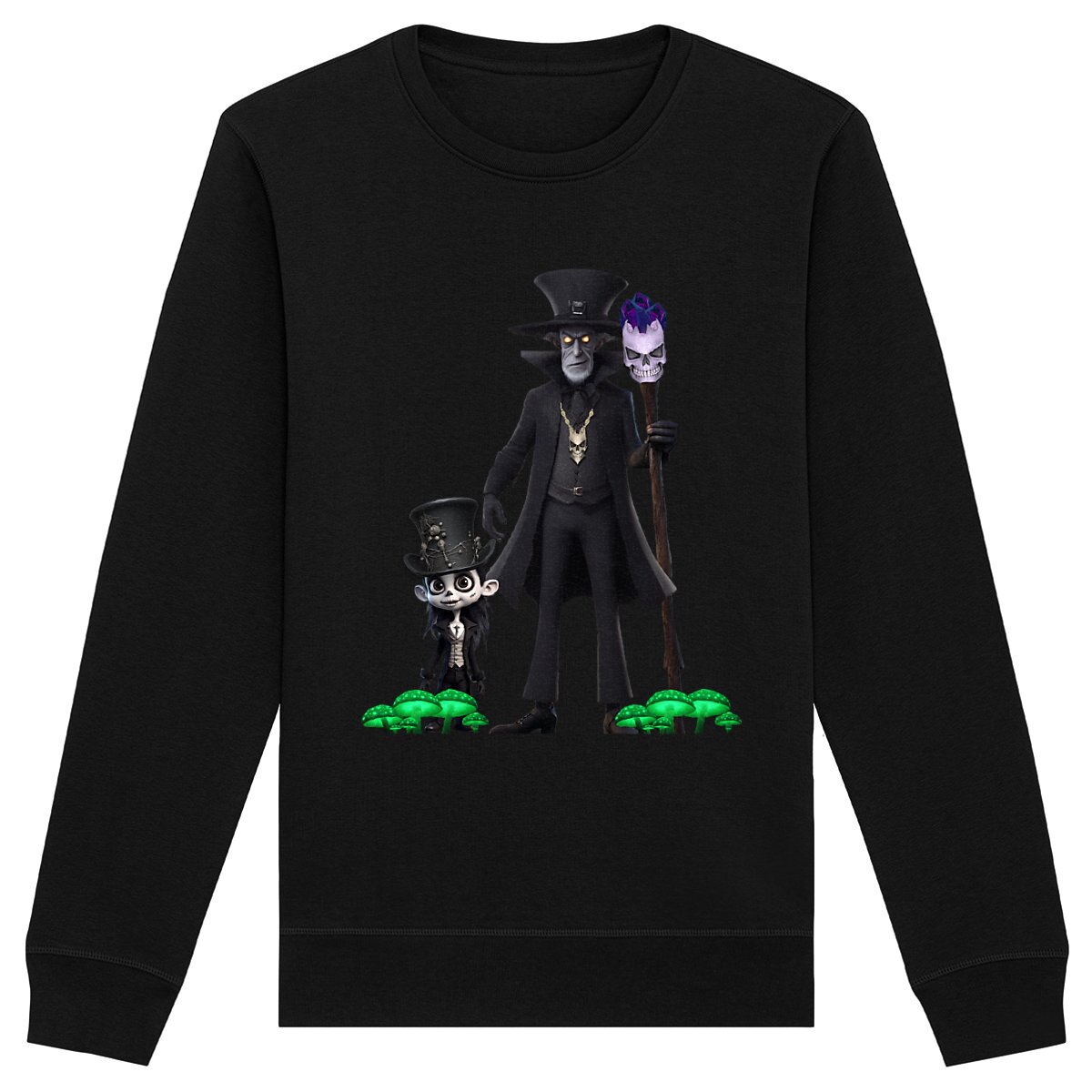 Image back White long sleeve sweatshirt, Ezra and Pogo