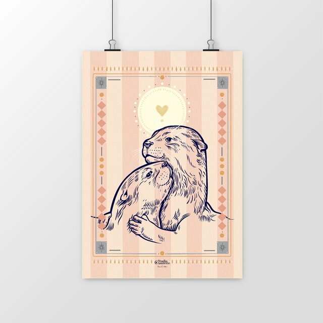 Image front Loutres Love Forever