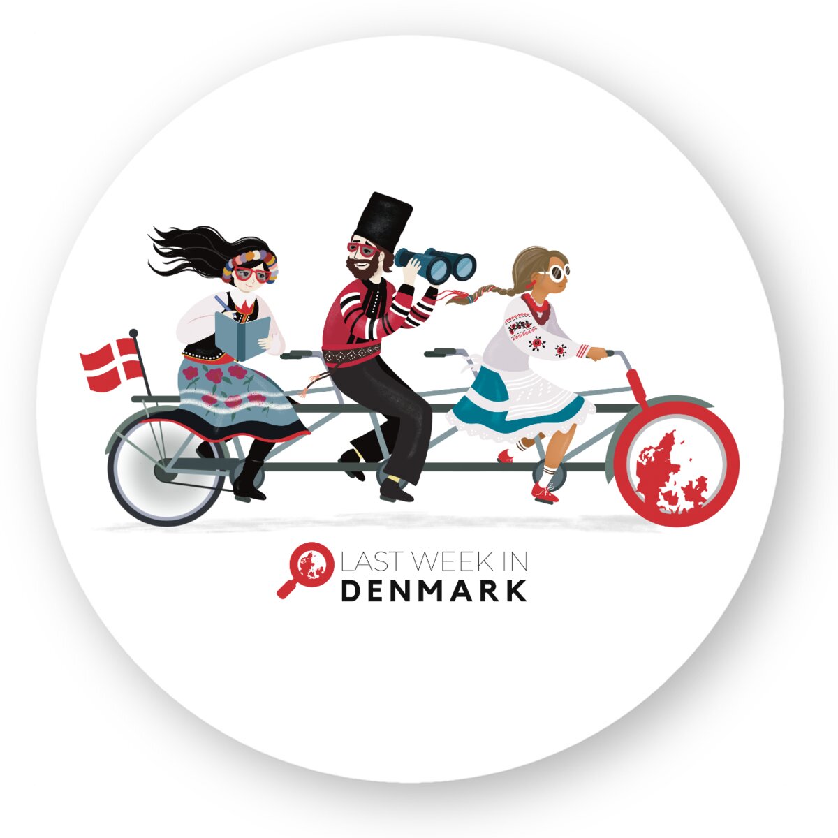 Image front Sticker “New Denmark” collection “Searching for home”