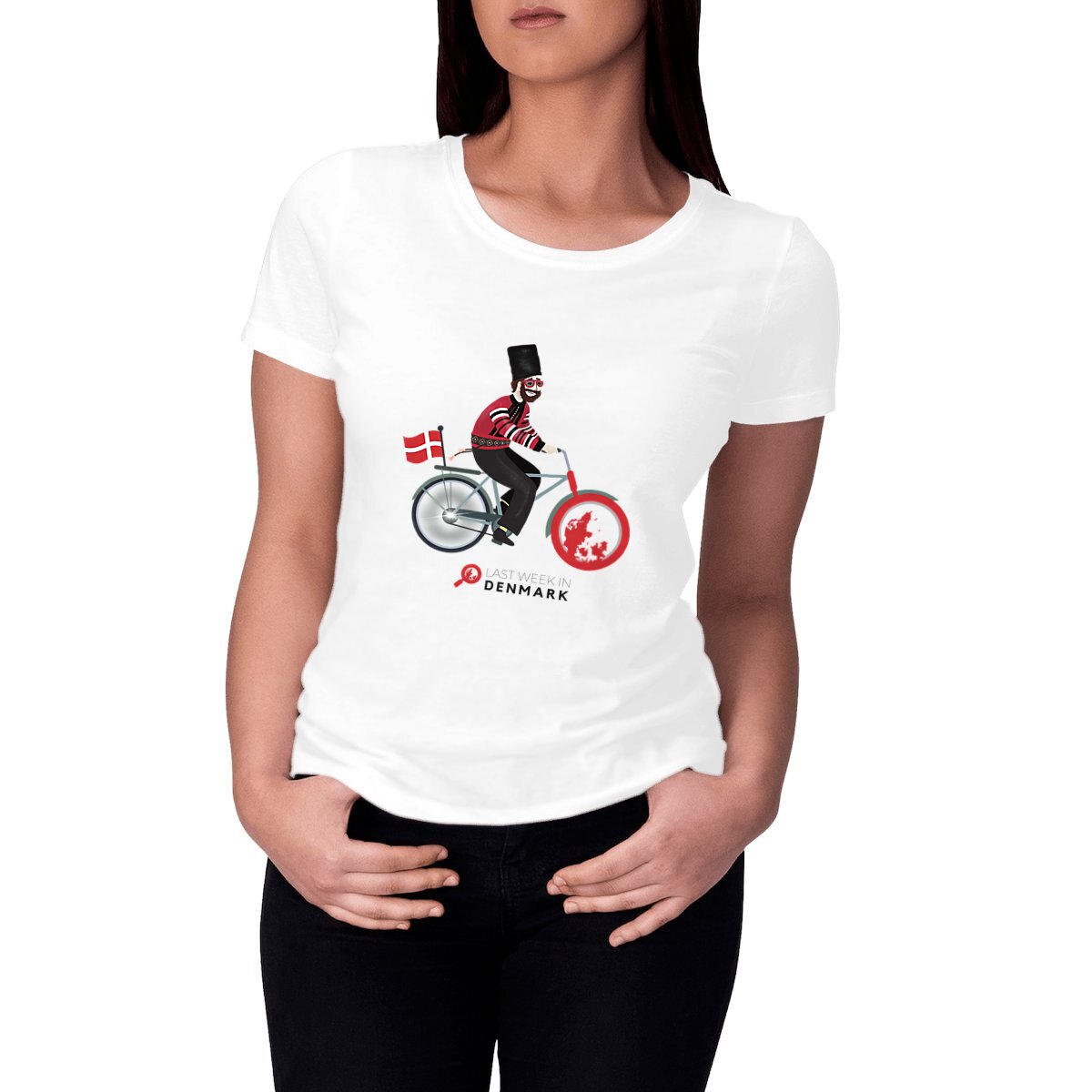Image front Woman t-shirt “New Denmark” collection “Vasil”