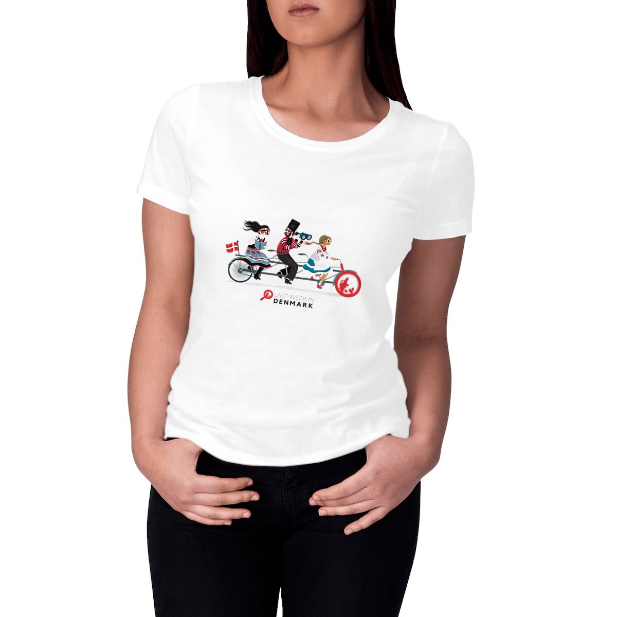 Image front Woman t-shirt “New Denmark” collection “Searching for home”