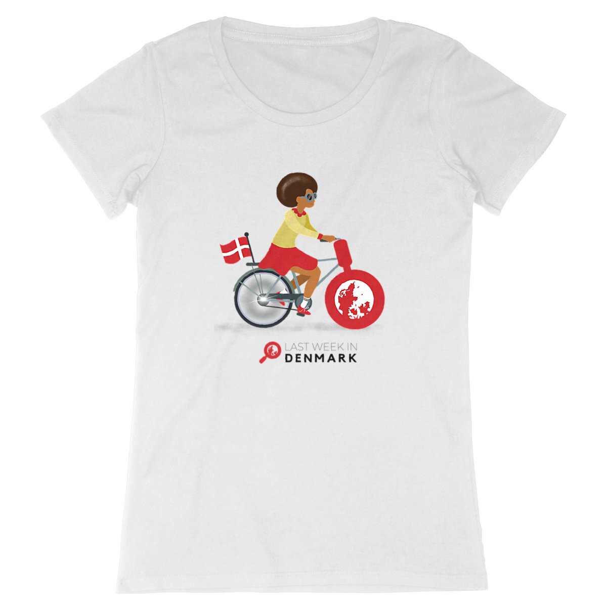 Image back Woman t-shirt “New Denmark” collection “Kifaax”