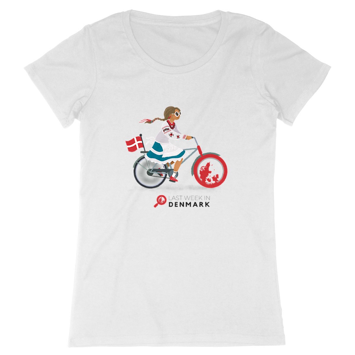 Image back Woman t-shirt “New Denmark” collection “Irina”