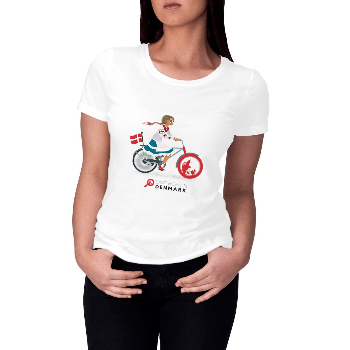 Image front Woman t-shirt “New Denmark” collection “Irina”