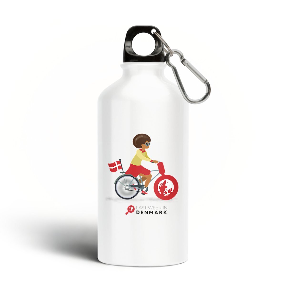 Image back Aluminium water bottle “New Denmark” collection “Kifaax”