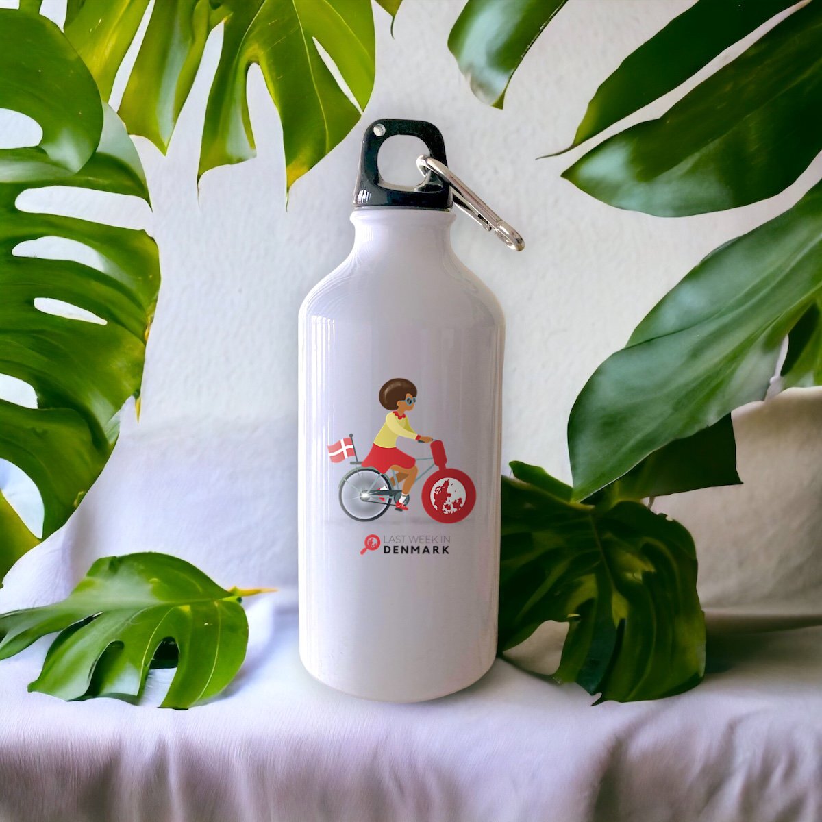 Image front Aluminium water bottle “New Denmark” collection “Kifaax”