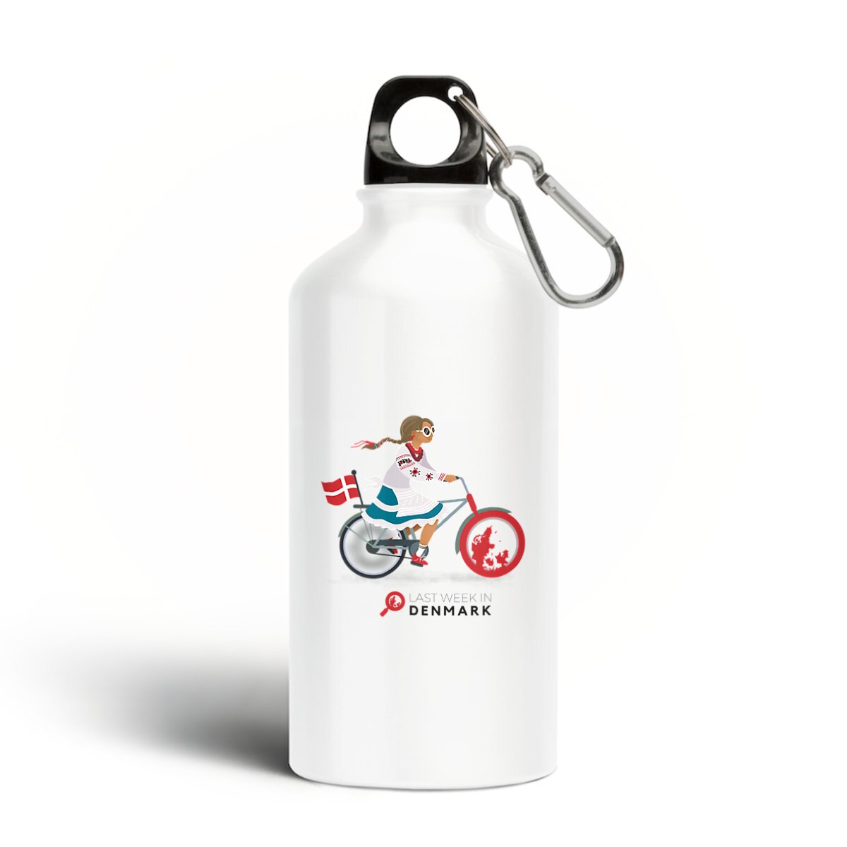 Image back Aluminium water bottle “New Denmark” collection “Irina”