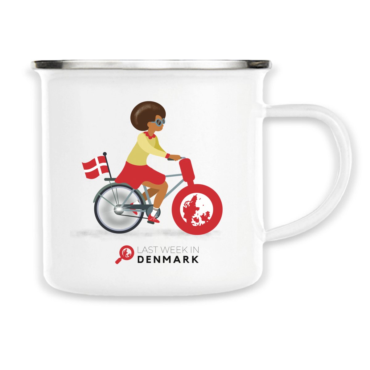 Image back Enamel Mug “New Denmark” collection “Kifaax”