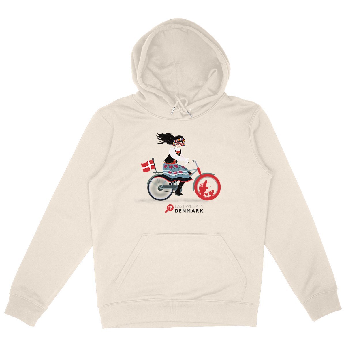 Image back Hoodie “New Denmark” collection “Monika”