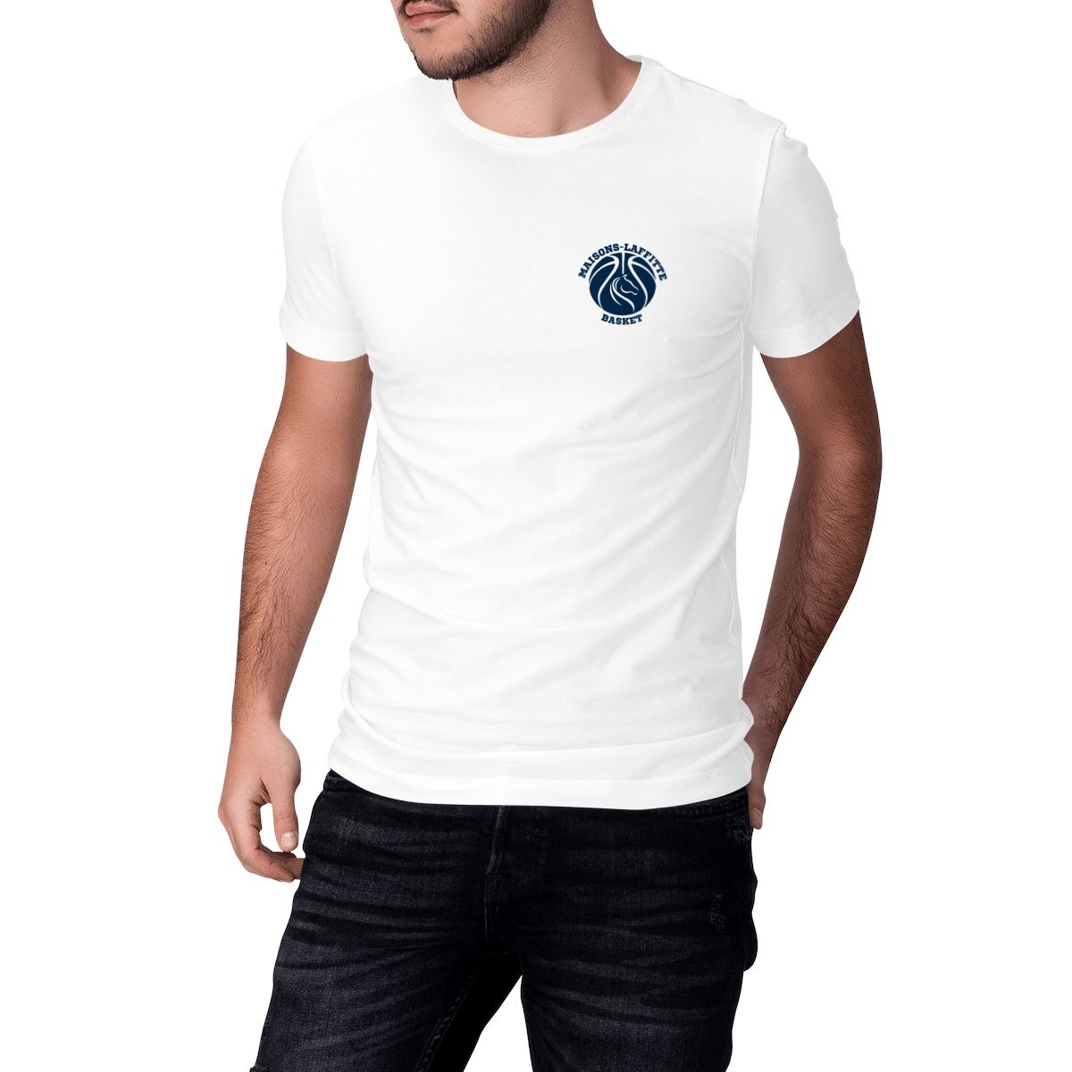 Image front T-shirt basique homme MLB