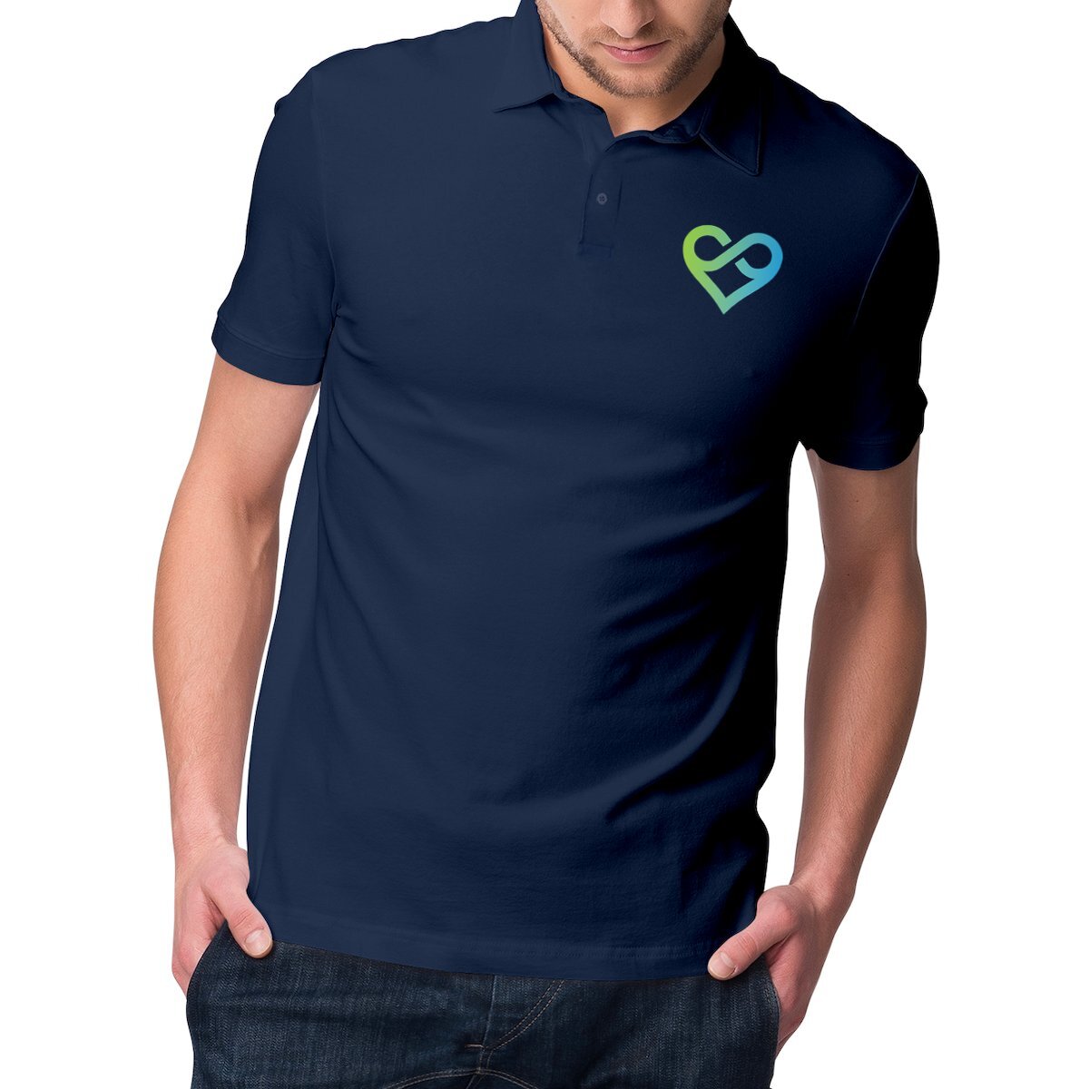 Image front Polo Homme - Amour Infini