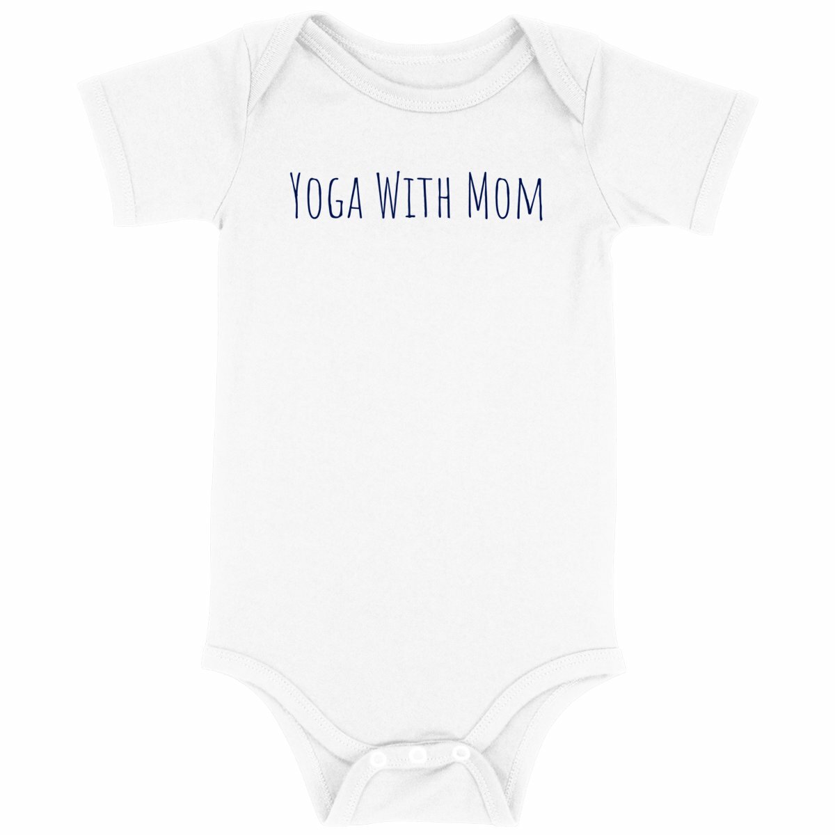 Image back Baby Bodysuit Yoga With Mom